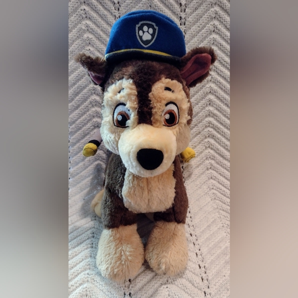 Build A Bear Chase Paw Patrol With Hat And Back Pack And Sound